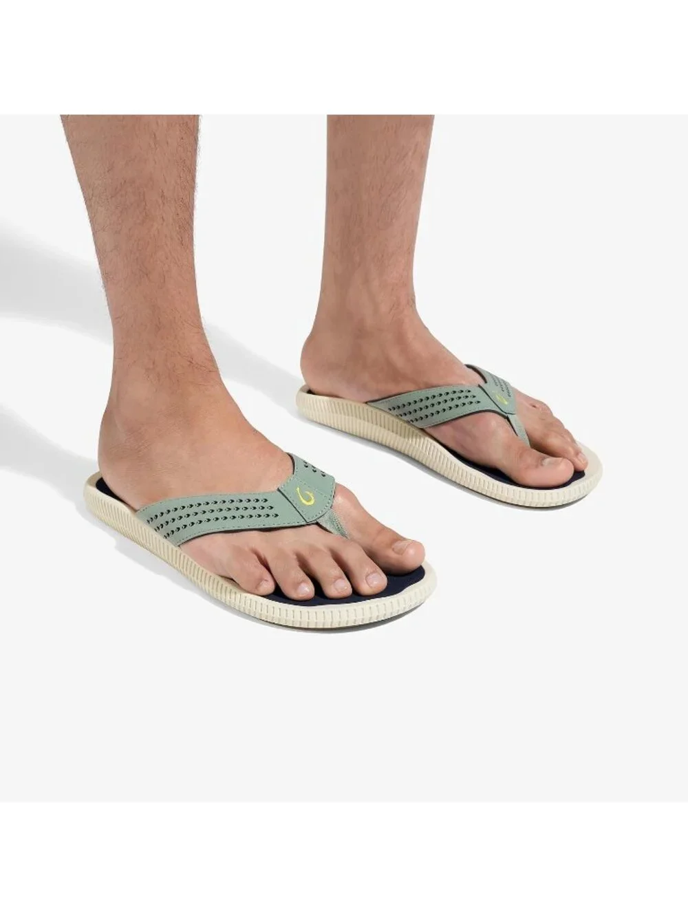 Men's Sea Green Resistant Flip Flops Arch Support Comfort Fit Beach Sandal Shoes